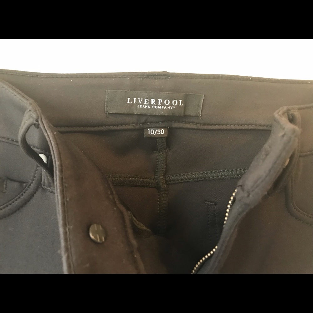 Liverpool skinny black pants/leggings, size 10/30